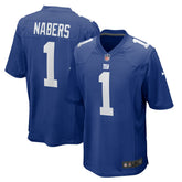 Malik Nabers New York Giants Player Game Jersey - Royal cheap