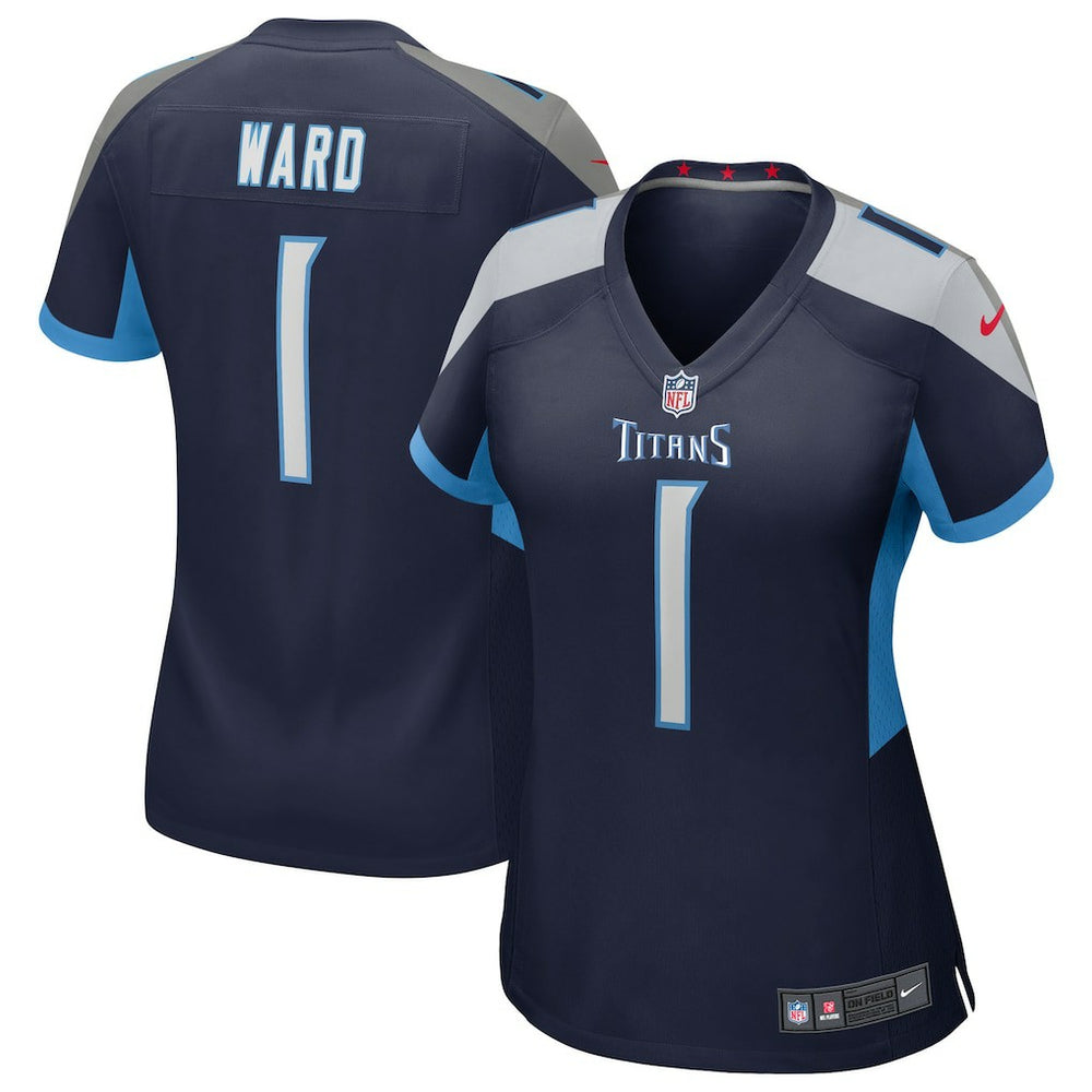 Cameron Ward Tennessee Titans Women's 2025 NFL Draft First Round Pick Alternate Game Jersey - Navy sale
