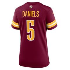Jayden Daniels Washington Commanders Women's Player Game Jersey - Burgundy discount