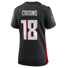 Kirk Cousins Atlanta Falcons Women's Game Player Jersey - Black outlet