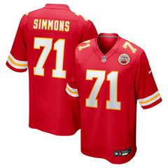 Josh Simmons Kansas City Chiefs 2025 NFL Draft First Round Pick Game Jersey - Red discount