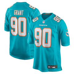Kenneth Grant Miami Dolphins 2025 NFL Draft First Round Pick Game Jersey - Aqua on sale