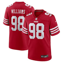 Mykel Williams San Francisco 49ers 2025 NFL Draft First Round Pick Game Jersey - Scarlet for sale