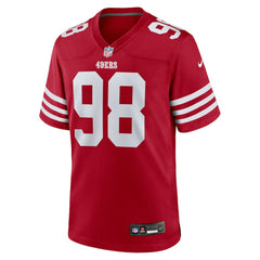 Mykel Williams San Francisco 49ers 2025 NFL Draft First Round Pick Game Jersey - Scarlet for sale