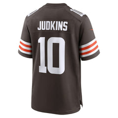 Quinshon Judkins Cleveland Browns 2025 NFL Draft Game Jersey - Brown for sale