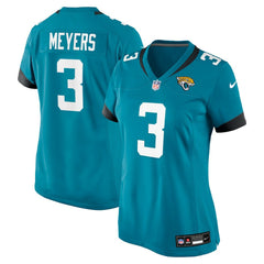 Jakobi Meyers Jacksonville Jaguars Women's Team Game Jersey - Teal online