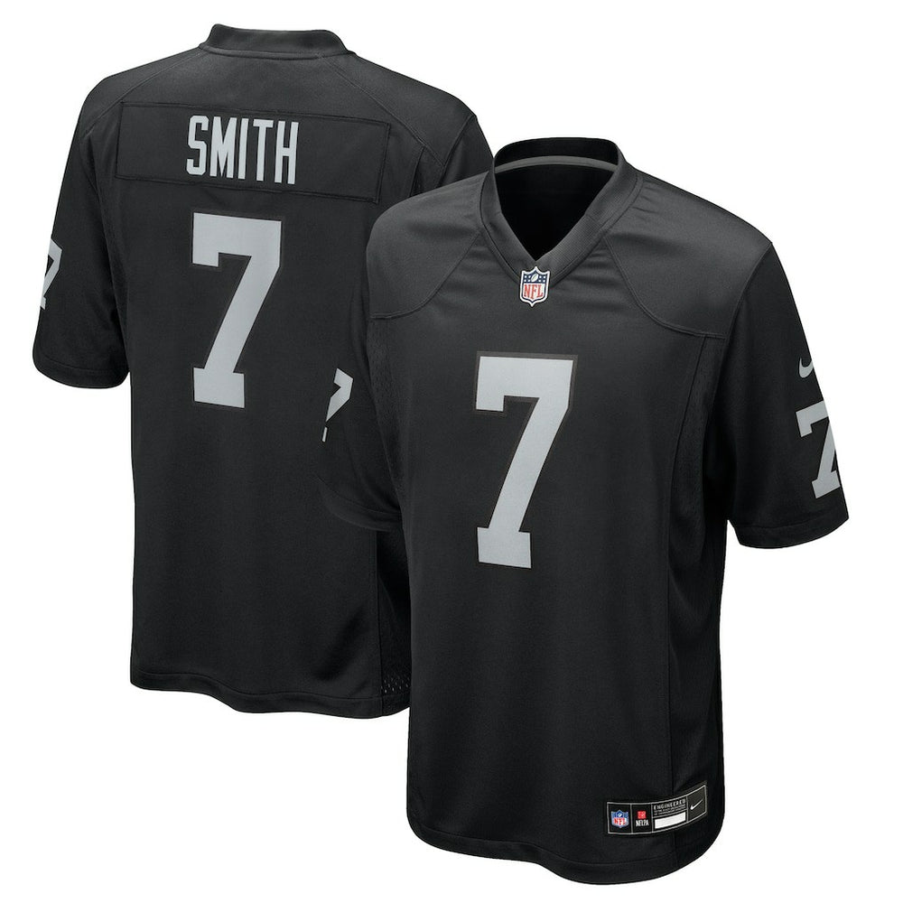 Geno Smith Las Vegas Raiders Game Player Jersey - Black outlet