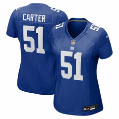 Abdul Carter New York Giants Women's First Round Pick Game Jersey - Royal for sale