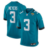 Jakobi Meyers Jacksonville Jaguars Team Game Jersey - Teal discount