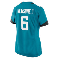 Greg Newsome II Jacksonville Jaguars Women's Team Game Jersey - Teal outlet