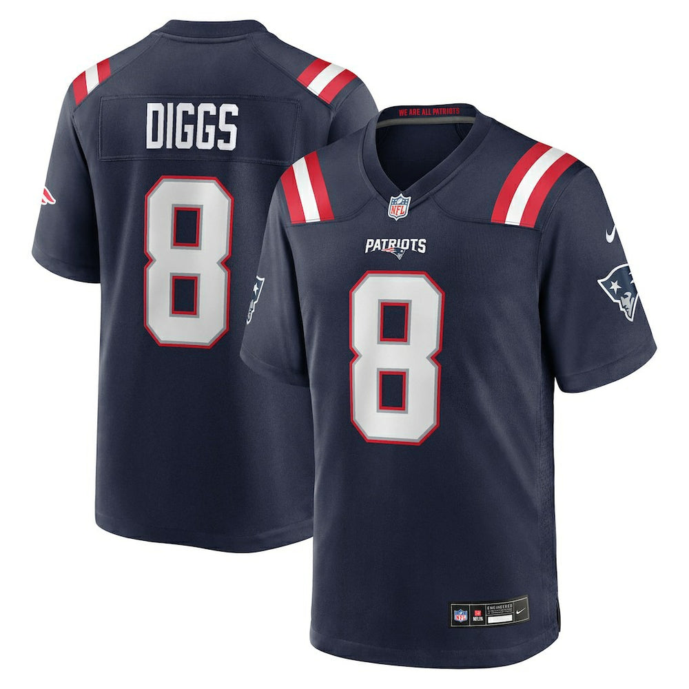 Stefon Diggs New England Patriots Game Jersey - Navy outlet
