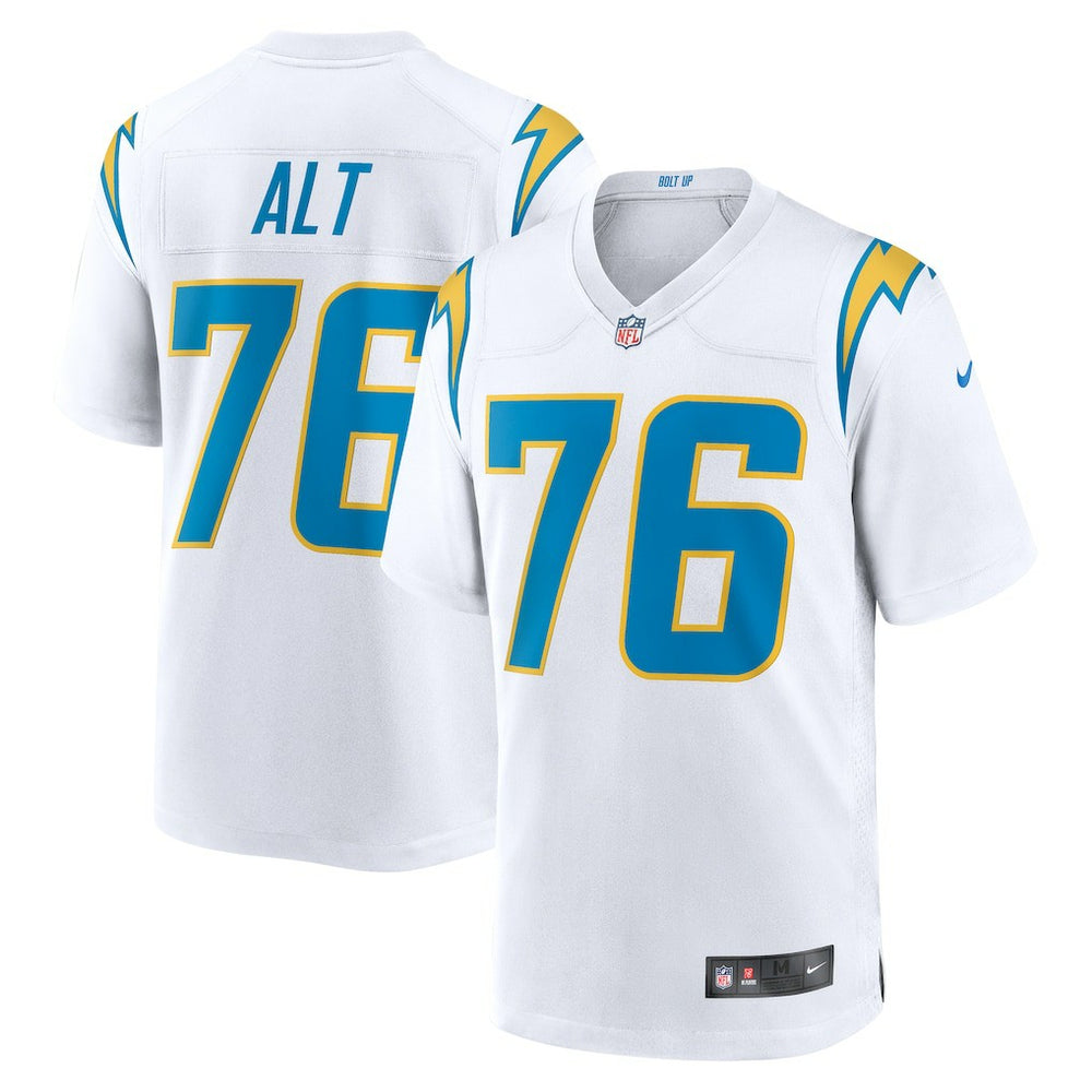 Joe Alt Los Angeles Chargers Player Game Jersey - White for sale