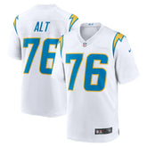 Joe Alt Los Angeles Chargers Player Game Jersey - White for sale