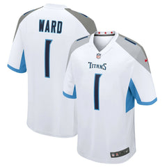 Cameron Ward Tennessee Titans 2025 NFL Draft First Round Pick Game Jersey - White on sale