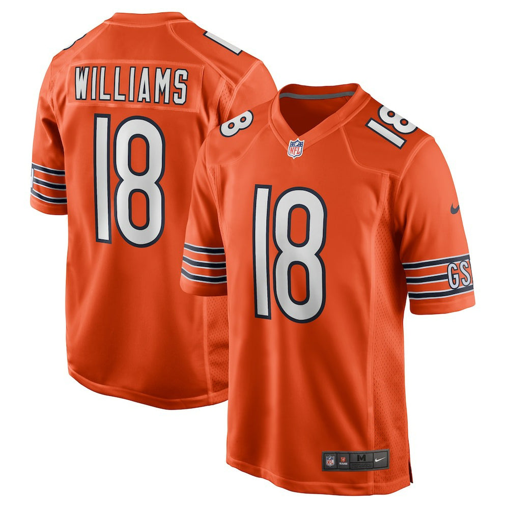 Caleb Williams Chicago Bears Alternate Player Game Jersey - Orange discount