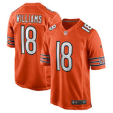 Caleb Williams Chicago Bears Alternate Player Game Jersey - Orange discount