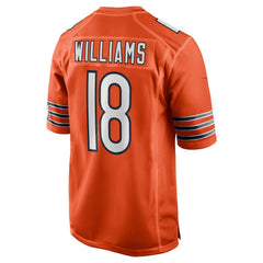 Caleb Williams Chicago Bears Alternate Player Game Jersey - Orange discount