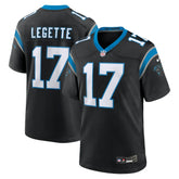 Xavier Legette Carolina Panthers 2024 NFL First Round Pick Game Player Jersey - Black cheap