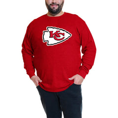 Patrick Mahomes Kansas City Chiefs Big & Tall Thermal Waffle Long Sleeve T-Shirt - Red online