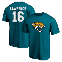Trevor Lawrence Jacksonville Jaguars Big & Tall Player Name & Number T-Shirt - Teal cheap