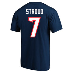 C.J. Stroud Houston Texans Big & Tall Player Name & Number T-Shirt - Navy on sale