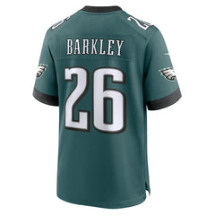 Saquon Barkley Philadelphia Eagles Game Player Jersey - Midnight Green sale