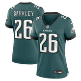 Saquon Barkley Philadelphia Eagles Women's Game Player Jersey - Midnight Green discount