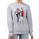 Washington Nationals G-III 4Her by Carl Banks Women's Baseball Girls Fleece Pullover Sweatshirt Heather Gray