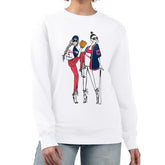 Cleveland Guardians G-III 4Her by Carl Banks Women's Baseball Girls Fleece Pullover Sweatshirt White