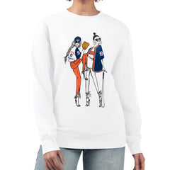 Detroit Tigers G-III 4Her by Carl Banks Women's Baseball Girls Fleece Pullover Sweatshirt White