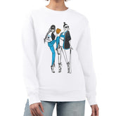 Miami Marlins G-III 4Her by Carl Banks Women's Baseball Girls Fleece Pullover Sweatshirt White