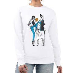 Miami Marlins G-III 4Her by Carl Banks Women's Baseball Girls Fleece Pullover Sweatshirt White