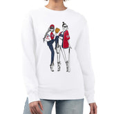 Washington Nationals G-III 4Her by Carl Banks Women's Baseball Girls Fleece Pullover Sweatshirt White