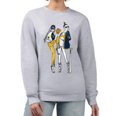 Milwaukee Brewers G-III 4Her by Carl Banks Women's Baseball Girls Fleece Pullover Sweatshirt Heather Gray