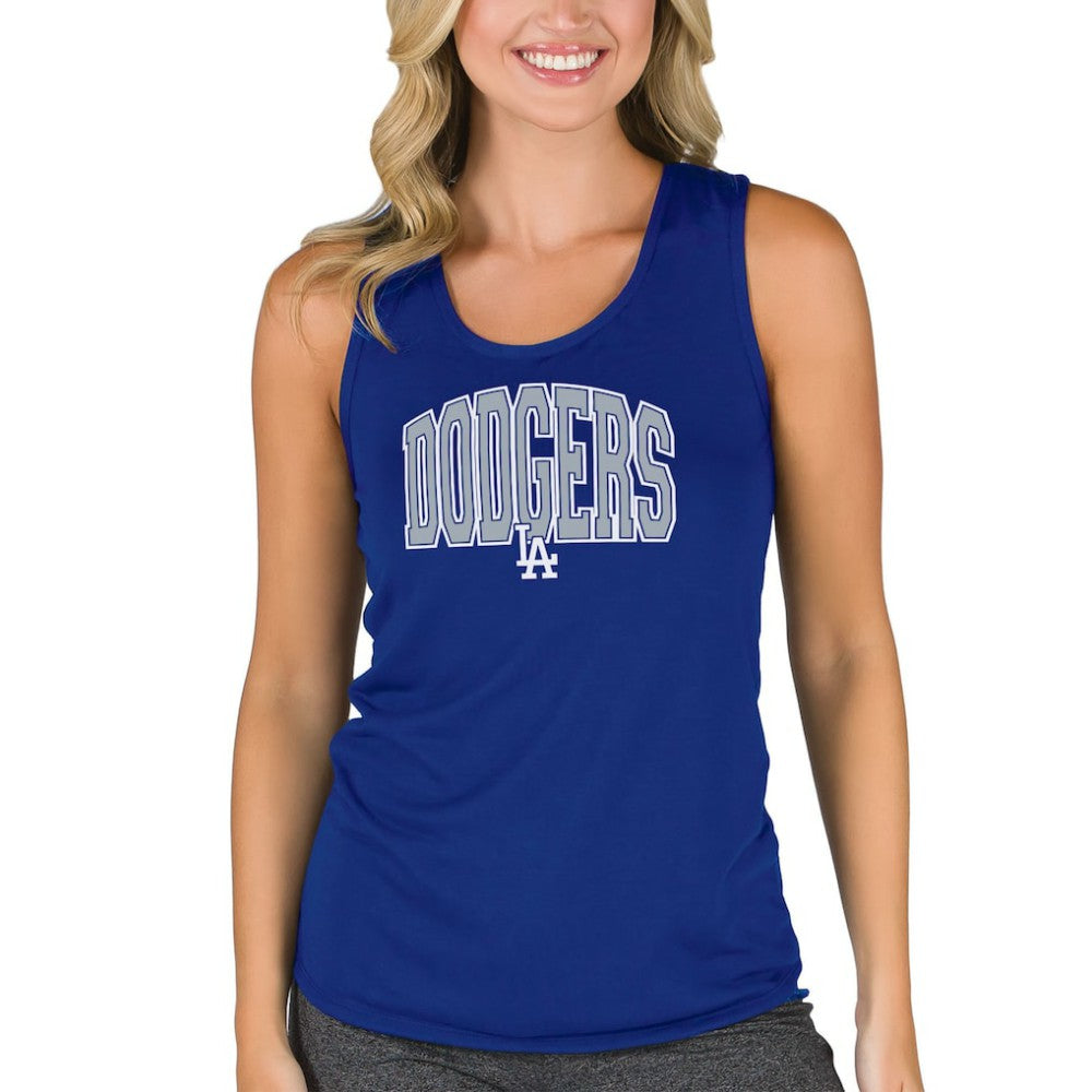 Los Angeles Dodgers Concepts Sport Women's Marathon Racerback Tank Top Royal