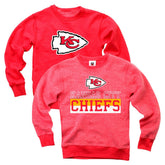 Kansas City Chiefs Wes & Willy Youth Reversible Fleece Pullover Sweatshirt - Red online