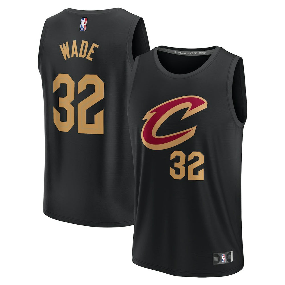 Dean Wade Cleveland Cavaliers Youth Fast Break Replica Player Jersey sale - Statement Editi- Black online