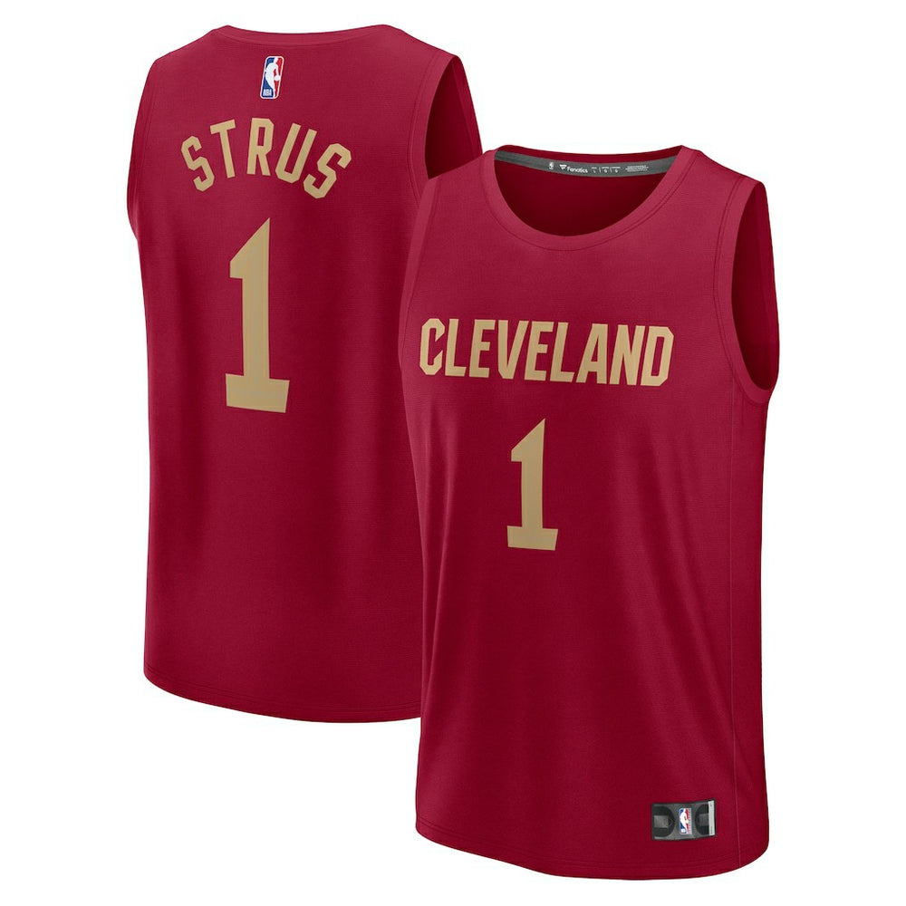 Max Strus Cleveland Cavaliers Fast Break Player Jersey sale - Icon Editi- Wine outlet