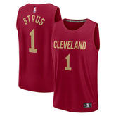 Max Strus Cleveland Cavaliers Fast Break Player Jersey sale - Icon Editi- Wine outlet