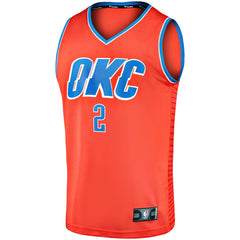 Shai Gilgeous-Alexander Oklahoma City Thunder Fast Break Player Jersey - Statement Edition - Orange online