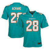 De’Von Achane Miami Dolphins Youth Game Jersey - Aqua on sale