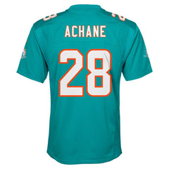 De’Von Achane Miami Dolphins Youth Game Jersey - Aqua on sale