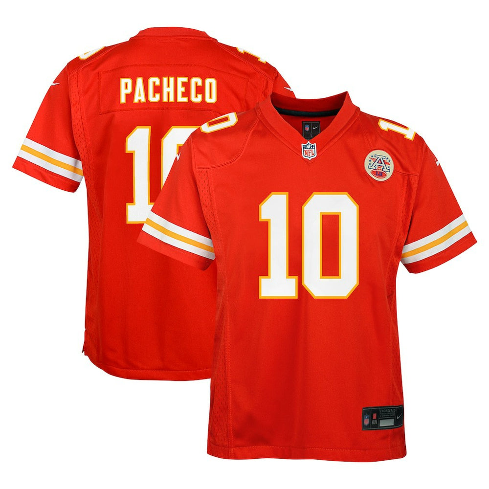Isiah Pacheco Kansas City Chiefs Youth Game Jersey - Red cheap