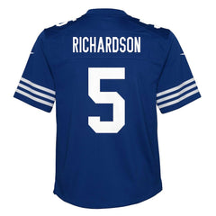 Anthony Richardson Sr. Indianapolis Colts Youth Game Jersey - Royal discount
