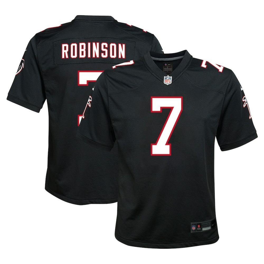 Bijan Robinson Atlanta Falcons Youth Game Jersey - Black discount