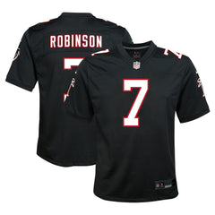 Bijan Robinson Atlanta Falcons Youth Game Jersey - Black discount