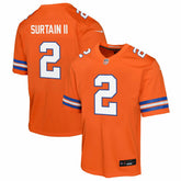 Patrick Surtain II Denver Broncos Youth Game Jersey - Orange sale