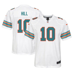 Tyreek Hill Miami Dolphins Youth Game Jersey - White online
