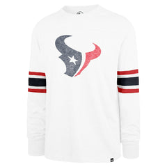 Houston Texans '47 Gridiron Premier Brex Long Sleeve T-Shirt - White discount