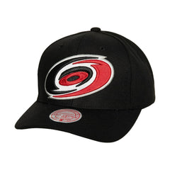 Carolina Hurricanes Mitchell & Ness Core Team Ground Pro Adjustable Hat - Black Hats